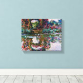 Claude Monet - Rose Flower Arches At Giverny Leinwanddruck (Insitu (Holzboden))