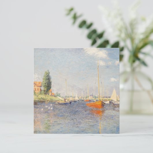 Claude Monet. Rote Boote, Argentinien (Stehend Vorderseite)