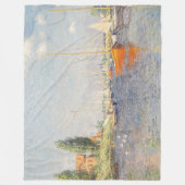 Claude Monet. Rote Boote, Argentinien Fleecedecke (Vorderseite)