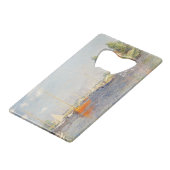 Claude Monet. Rote Boote, Argentinien Geldbeutel Flaschenöffner (Vorderseite Schrägansicht)