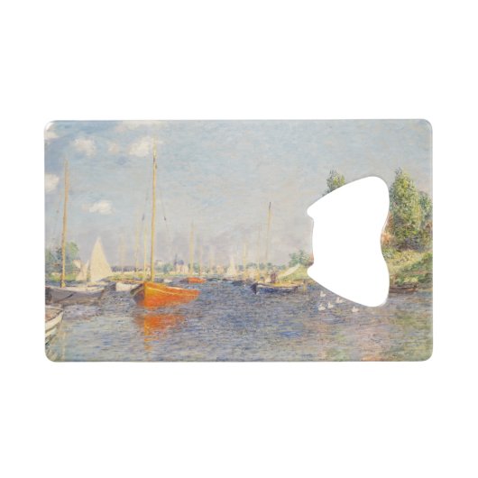Claude Monet. Rote Boote, Argentinien Geldbeutel Flaschenöffner (Vorderseite (Horizontal))