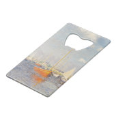 Claude Monet. Rote Boote, Argentinien Geldbeutel Flaschenöffner (Rückseite Schrägansicht)