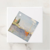 Claude Monet. Rote Boote, Argentinien Geschenkanhänger (Beispiel)