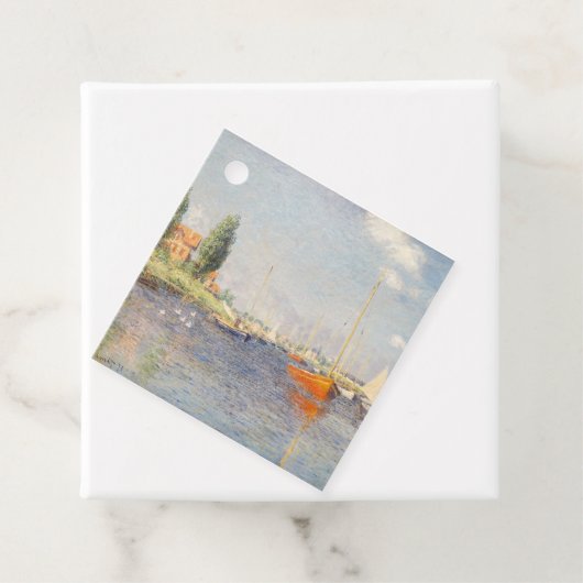 Claude Monet. Rote Boote, Argentinien Geschenkanhänger (Beispiel)