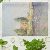 Claude Monet. Rote Boote, Argentinien Geschirrtuch (Gefaltet)