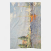 Claude Monet. Rote Boote, Argentinien Geschirrtuch (Vertikal)