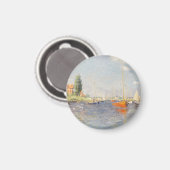 Claude Monet. Rote Boote, Argentinien Magnet (Vorderseite/Rückseite)