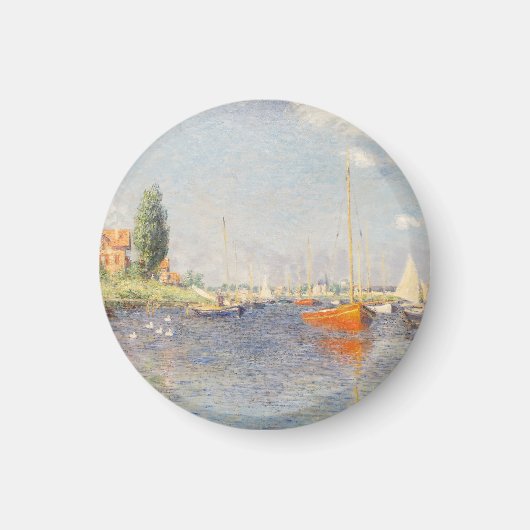 Claude Monet. Rote Boote, Argentinien Magnet (Vorne)