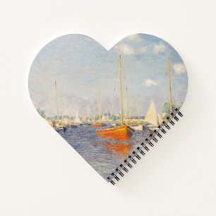 Claude Monet. Rote Boote, Argentinien Notizblock