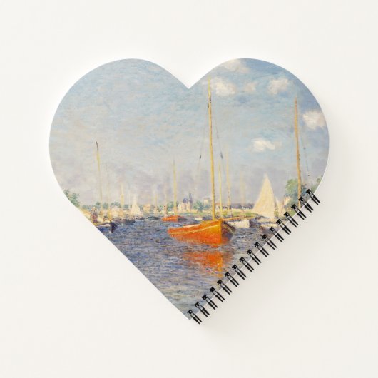 Claude Monet. Rote Boote, Argentinien Notizblock (Rückseite)