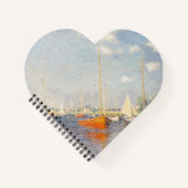 Claude Monet. Rote Boote, Argentinien Notizblock (Vorderseite)