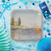 Claude Monet. Rote Boote, Argentinien Pappteller (Party)