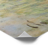 Claude Monet. Rote Boote, Argentinien Poster (Ecke)