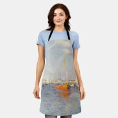 Claude Monet. Rote Boote, Argentinien Schürze (Getragen)