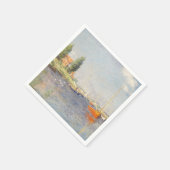 Claude Monet. Rote Boote, Argentinien Serviette (Ecke)