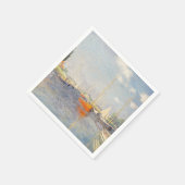 Claude Monet. Rote Boote, Argentinien Serviette (Ecke)