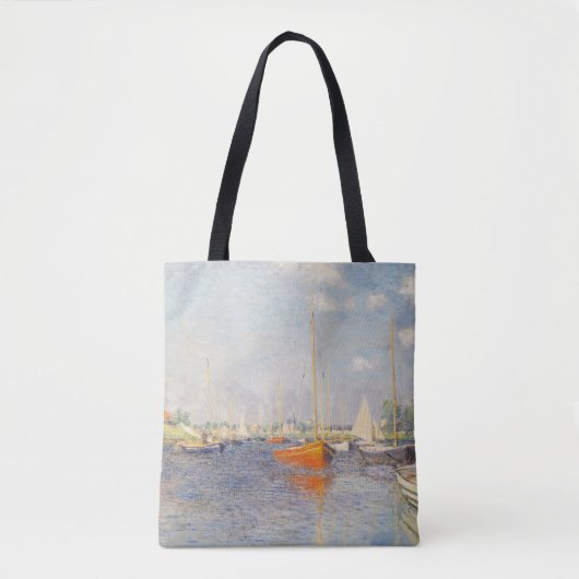 Claude Monet. Rote Boote, Argentinien Tasche (Vorderseite)