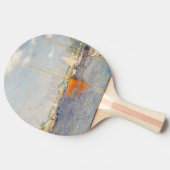 Claude Monet. Rote Boote, Argentinien Tischtennis Schläger (Seitenansicht)