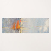 Claude Monet. Rote Boote, Argentinien Yogamatte (Vorderseite (Horizontal))