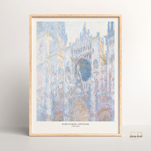 Claude Monet Rouen Cathedral Westfassade Kunstdruc Poster