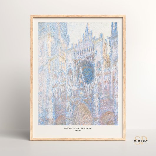 Claude Monet Rouen Cathedral Westfassade Kunstdruc Poster