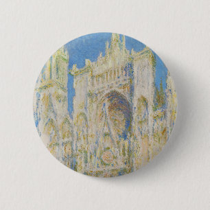 Claude Monet Rouen Kathedrale Portal Morgenlicht Button