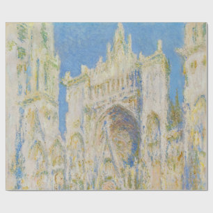 Claude Monet Rouen Kathedrale Portal Morgenlicht Geschenkpapier