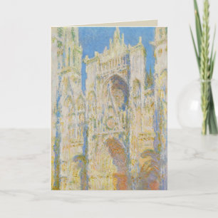 Claude Monet Rouen Kathedrale Portal Morgenlicht Karte