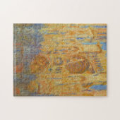 Claude Monet - Rouen-Kathedralen-Fassade am Puzzle (Horizontal)