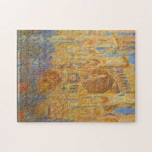 Claude Monet - Rouen-Kathedralen-Fassade am Puzzle (Horizontal)