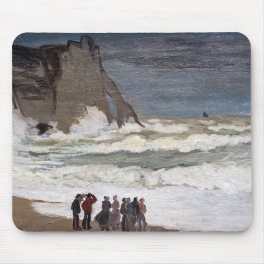 Claude Monet - Rough Sea at Etretat Mousepad (Vorne)
