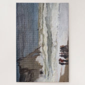 Claude Monet - Rough Sea at Etretat Puzzle (Vertikal)