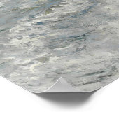 Claude Monet - Rough Weather at Étretat Poster (Ecke)