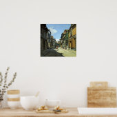 Claude Monet Rue de la Bavole, Honfleur Poster (Küche)