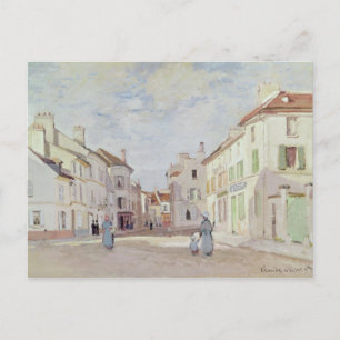 Claude Monet   Rue de la Chaussee in Argenteuil Postkarte