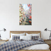 Claude Monet | Rue Montorgueil, Paris Leinwanddruck (Insitu (Schlafzimmer))