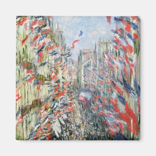 Claude Monet | Rue Montorgueil, Paris Magnet (Vorne)