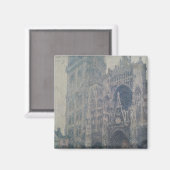 Claude Monet | Ruen Cathedral, Westportal Magnet (Vorderseite/Rückseite)