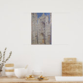Claude Monet | Ruen Kathedrale Das Portal Sonnenli Poster (Küche)