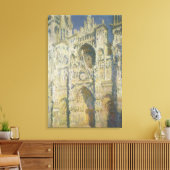 Claude Monet | Ruen Kathedrale in voller Sonnenein Leinwanddruck (Insitu (Wohnzimmer))