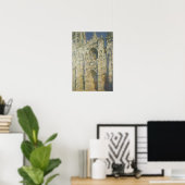 Claude Monet | Ruen Kathedrale in voller Sonnenein Poster (Heimbüro)