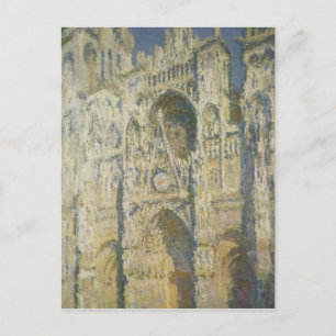 Claude Monet   Ruen Kathedrale in voller Sonnenein Postkarte