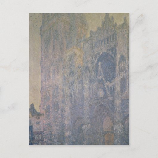 Claude Monet | Ruener Dom, Harmonie in Weiß Postkarte (Vorderseite)
