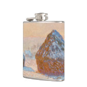 Claude Monet - Rührstäbe, Schneeeffekt, Morgen Flachmann (Links)