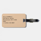 Claude Monet - Rührstäbe, Schneeeffekt, Morgen Gepäckanhänger (Rückseite horizontal)