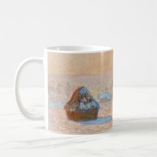 Claude Monet - Rührstäbe, Schneeeffekt, Morgen Kaffeetasse (Links)