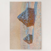 Claude Monet - Rührstäbe, Schneeeffekt, Morgen Puzzle (Vertikal)