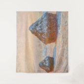 Claude Monet - Rührstäbe, Schneeeffekt, Morgen Wandteppich (Vorderseite)