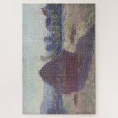 Claude Monet’s Haystack in the Evening Sun (1891) Puzzle (Vertikal)
