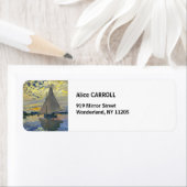 Claude Monet - Sailboat bei Le Petit-Gennevilliers (Insitu)